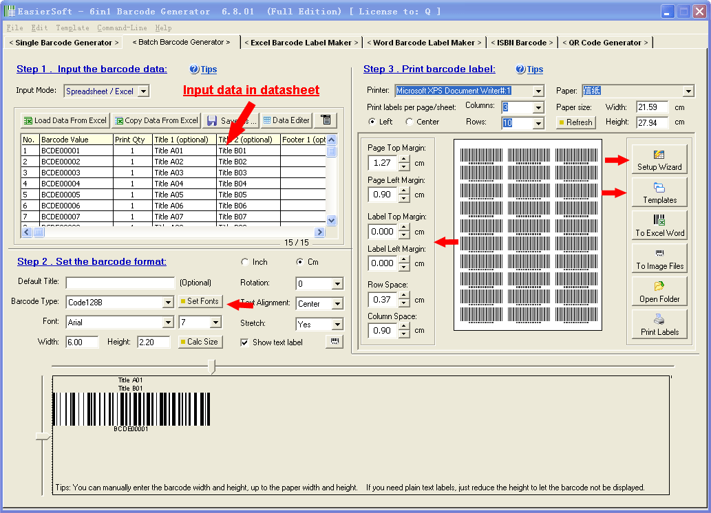 free barcodes generator